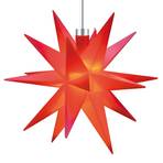 Red 18-pointed star 12 cm