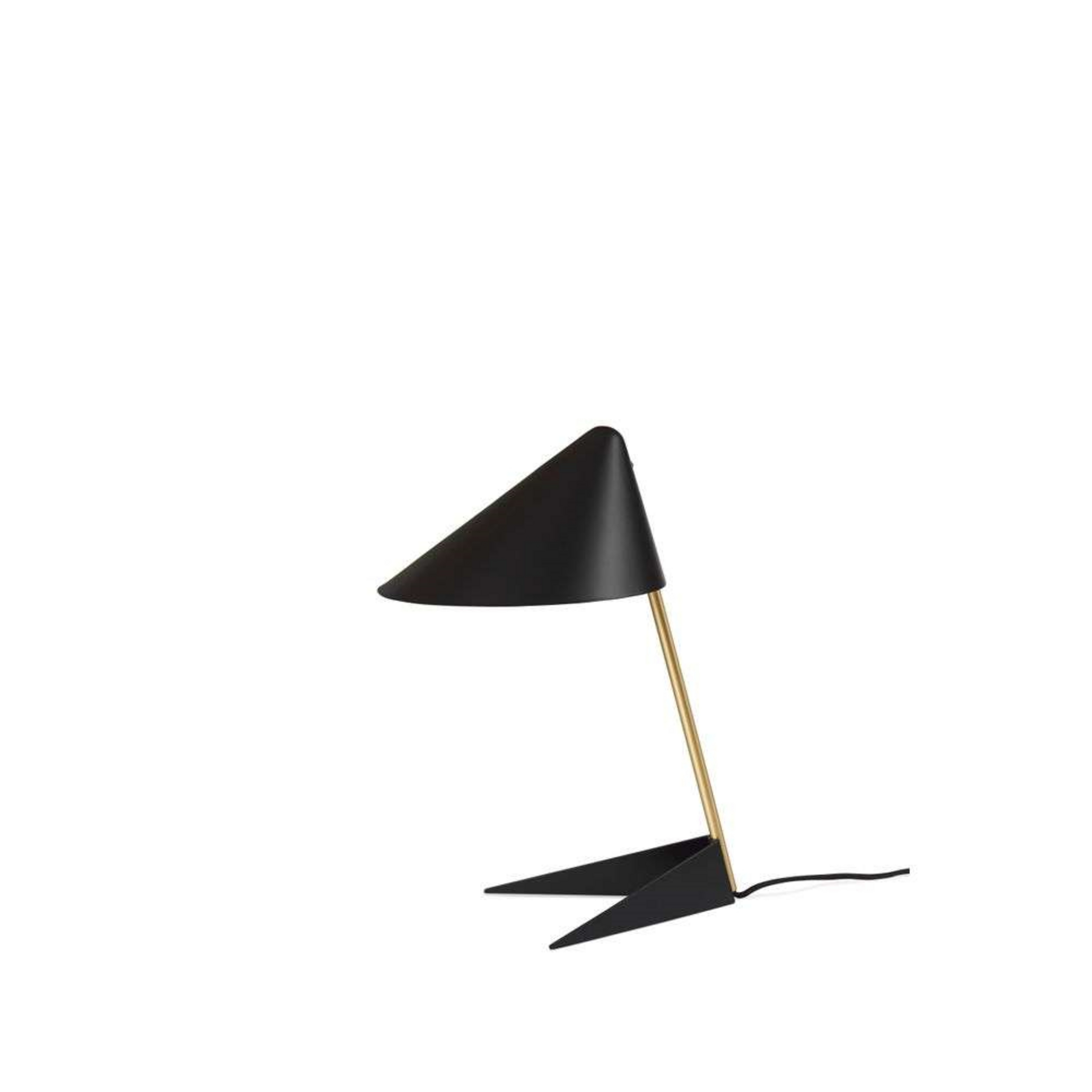 Ambience table lamp, black/brass - Warm Nordic