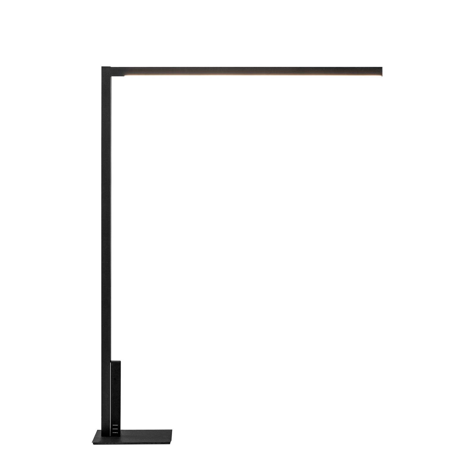 OleV Floor Lamp - Workroom / Office - Uplighter Floor Lamp - dimmable - Modern - Black