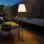 Lucande Terrassenleuchte Jaimy, schwarz, Aluminium, 150 cm