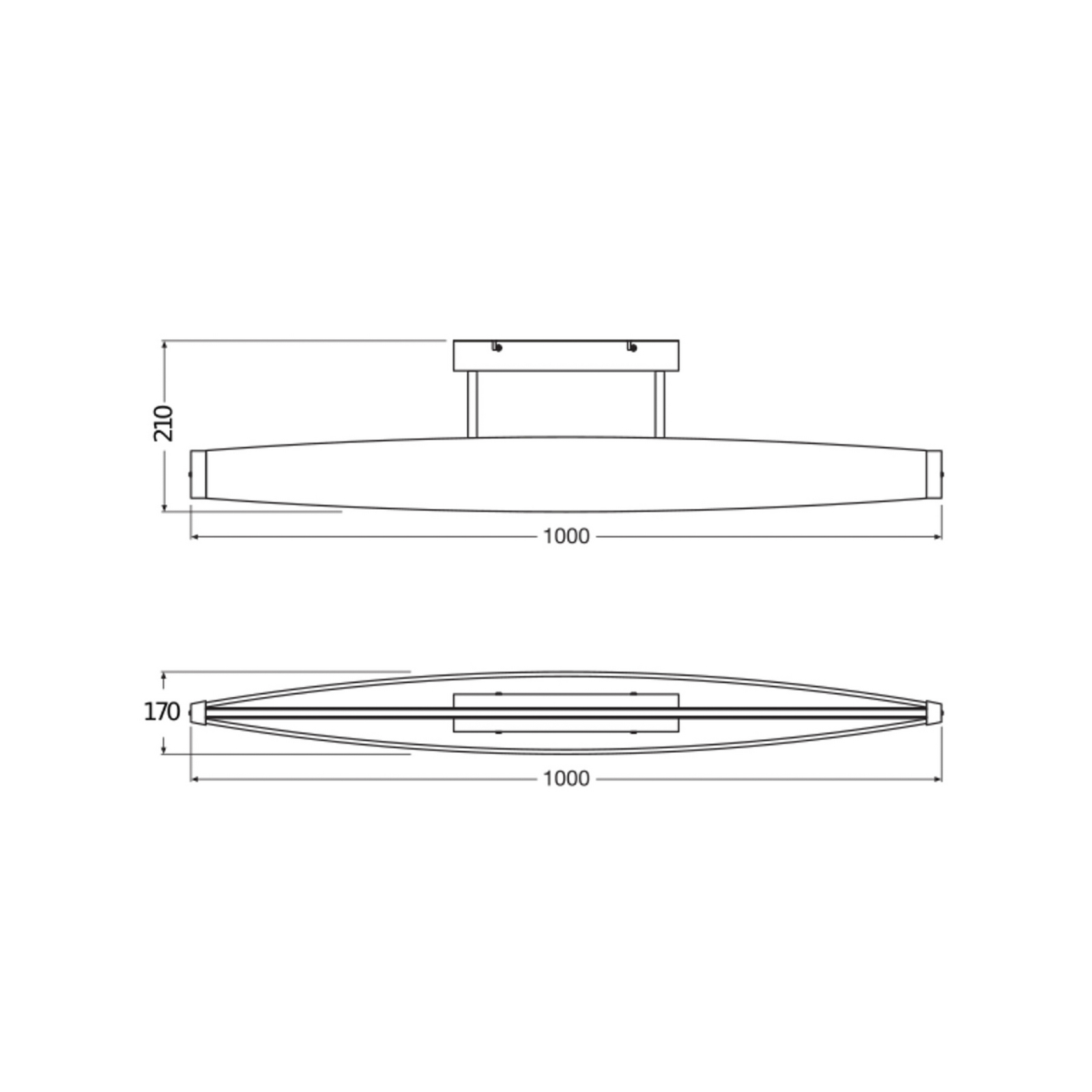 Plafonnier LED OSRAM Decor Flat Felt, gris, feutre, 3 000 K