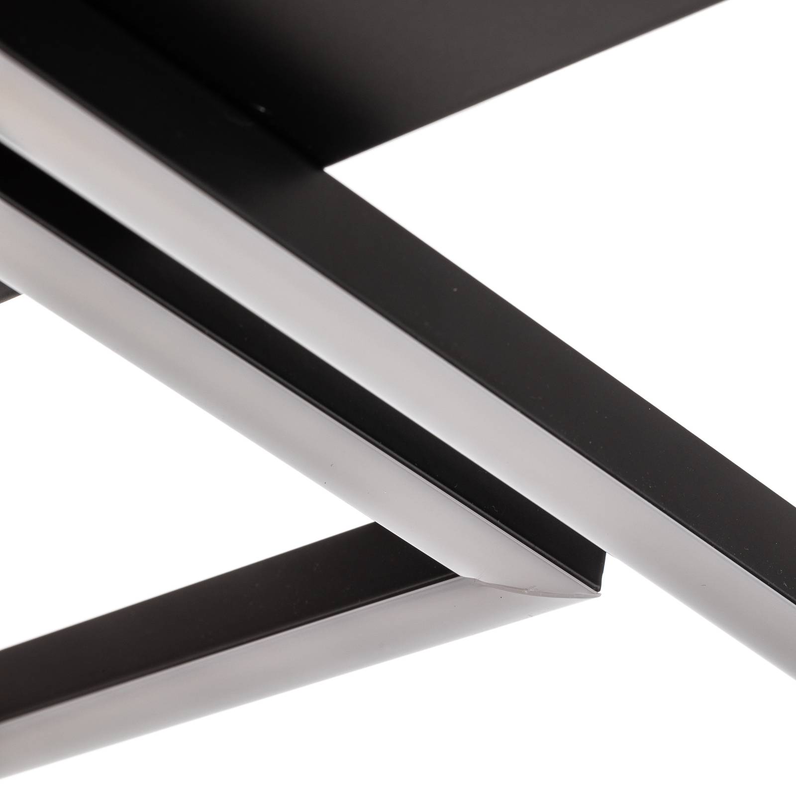 Lampa sufitowa LED Frame, CCT, 4-punktowa, czarna