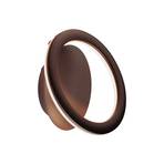 Palermo LED outdoor wall light, rust brown