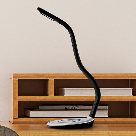 TRAE Luni LED-Tischleuchte, Qi, 5.000 K