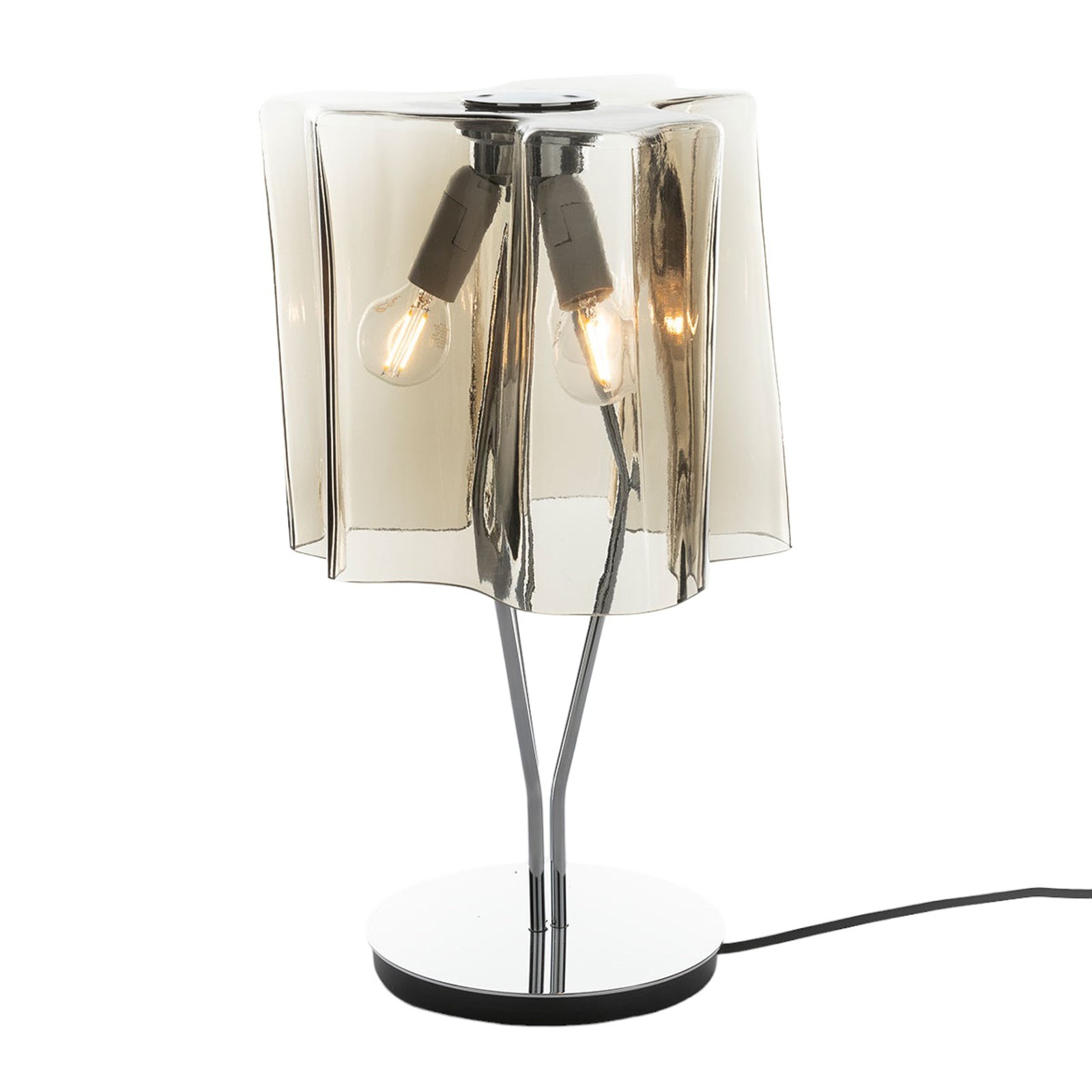 Artemide Logico stolní lampa 44 cm šedá/chrom