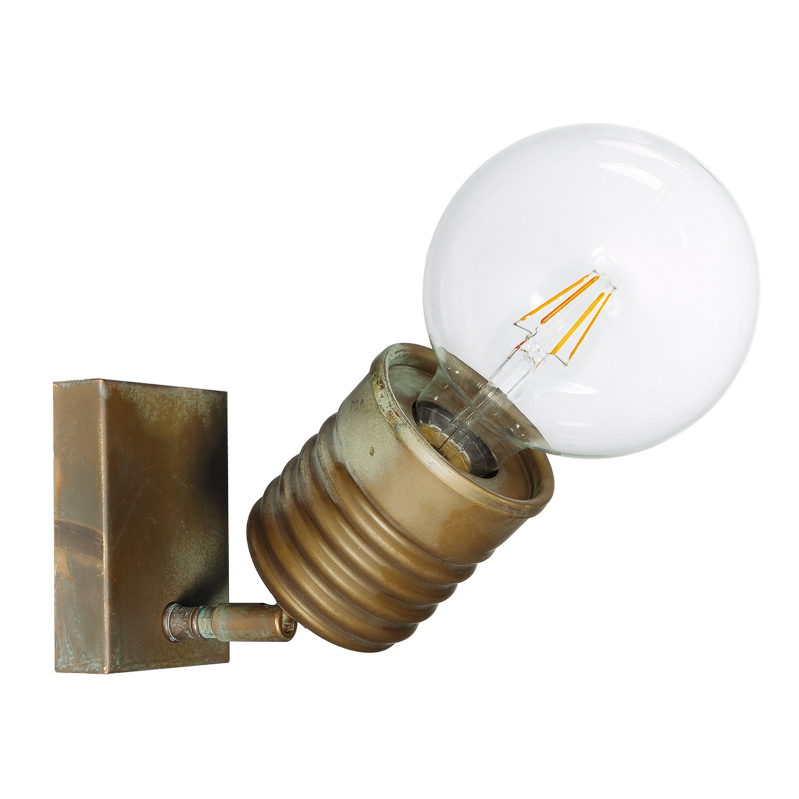 Orti wall light with joint, angular holder