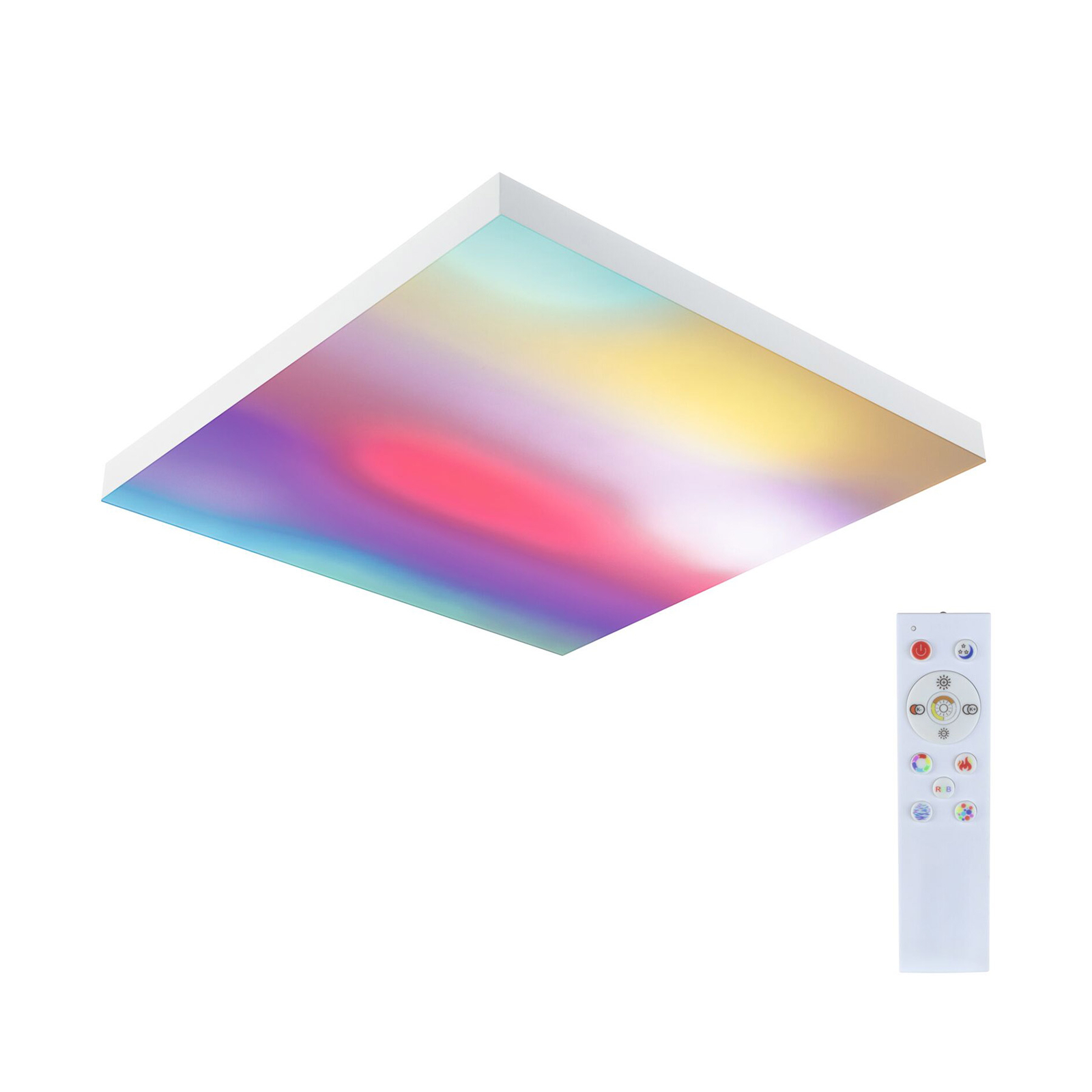 Paulmann Velora Rainbow panel 45x45 cm biela RGBW