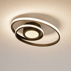 Lindby LED stropné svietidlo Thalina, 45 cm, stmievateľné, Infinity Tunnel