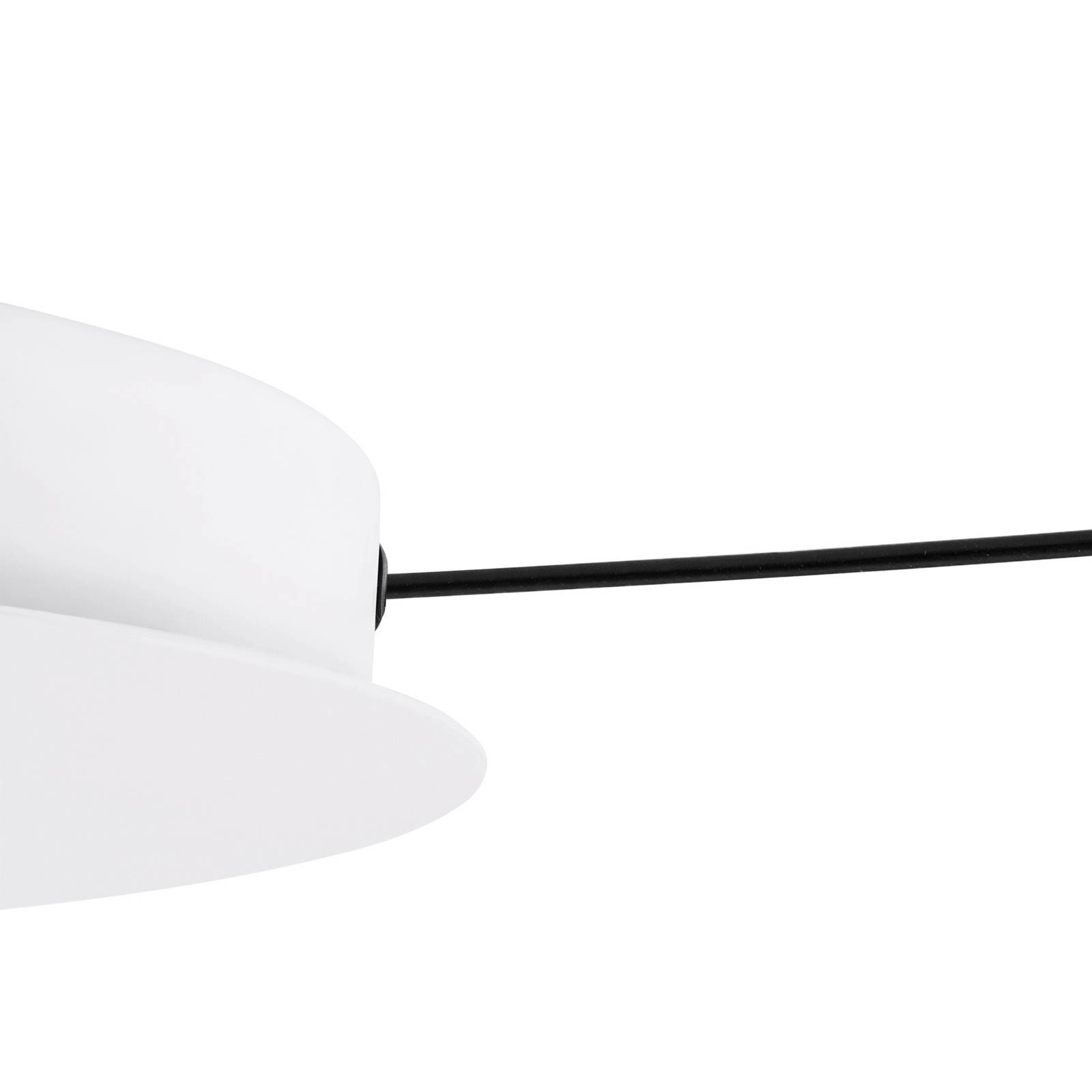 E-shop LEDS-C4 Veneto LED závesné svietidlo, 3-pl. biela