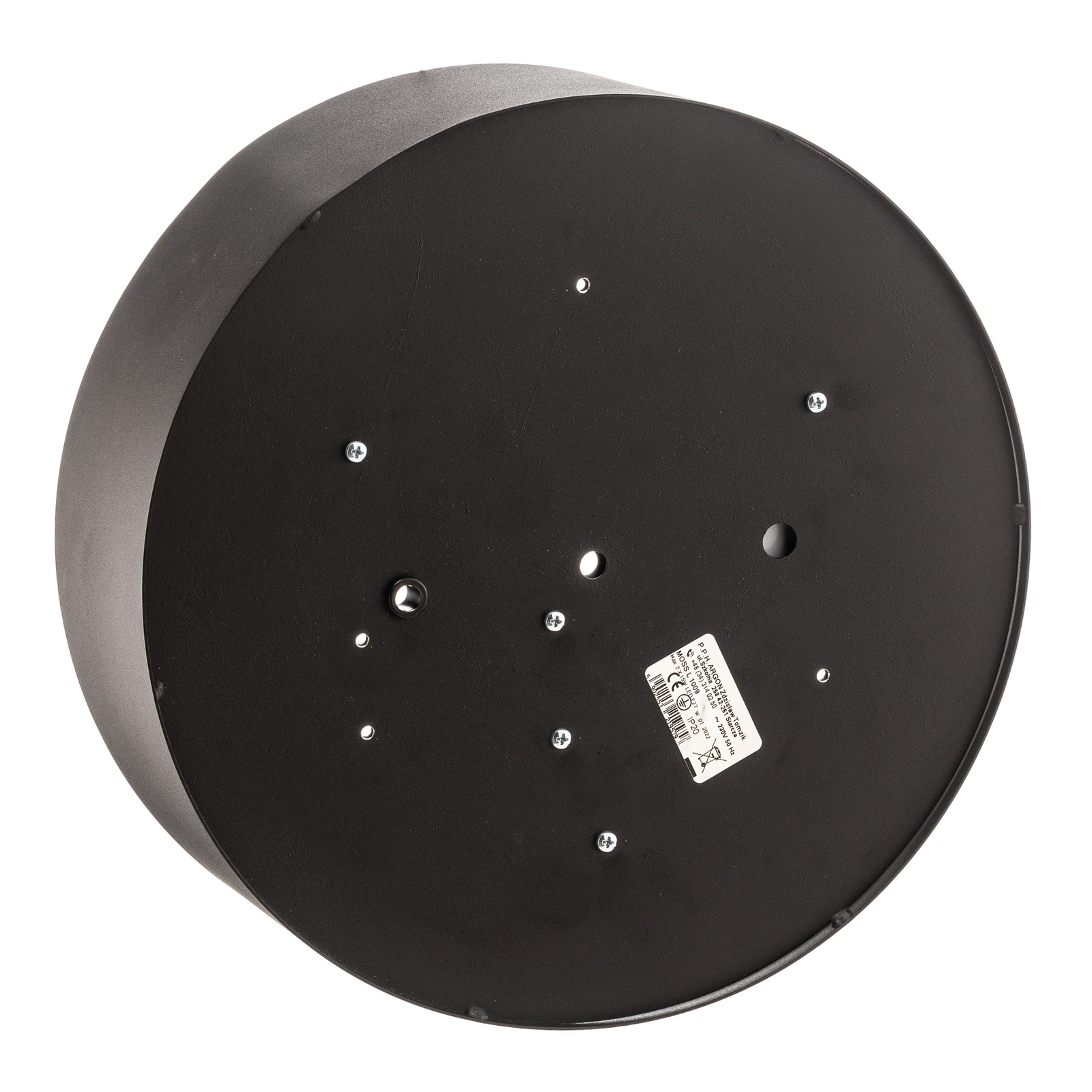 Moss ceiling light, black/silver