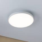 Paulmann LED panelis Velora, balts, Ø 30 cm, 3000 K, metāls