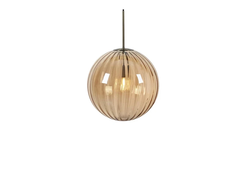 Markslöjd – Fengari 1 Taklampa Antique Brass/Amber
