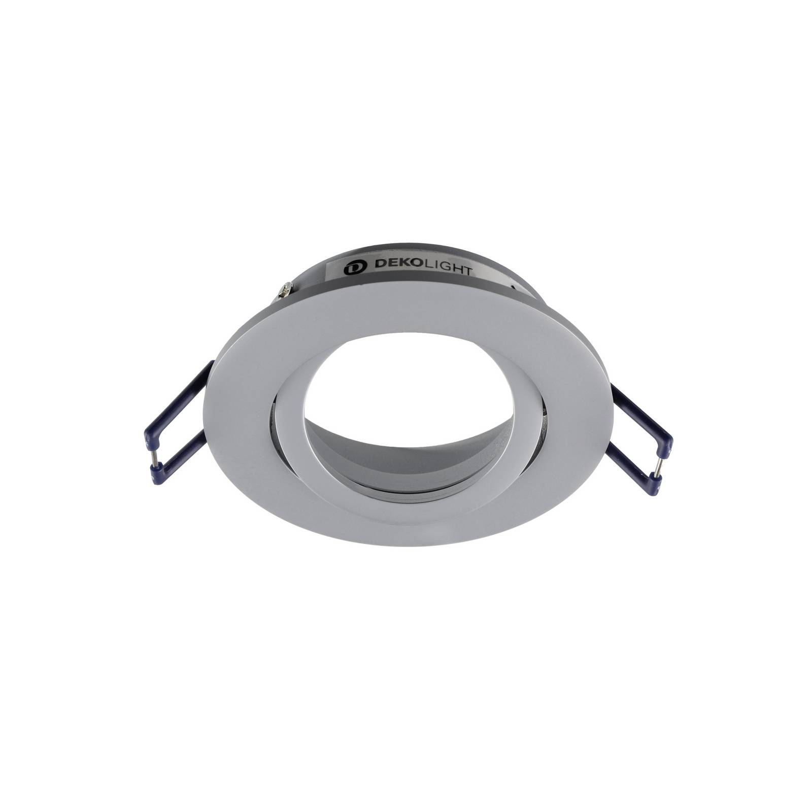 Deko-Light Samsola plafond inbouwlamp, aluminiumkleurig, Ø 8 cm, metaal