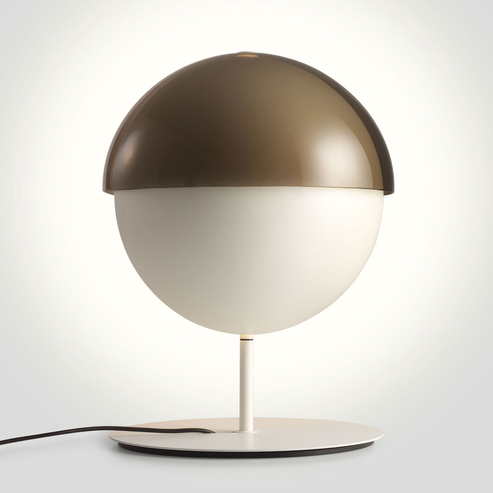 MARSET Theia M -LED-pöytälamppu Ø 32 cm valkoinen