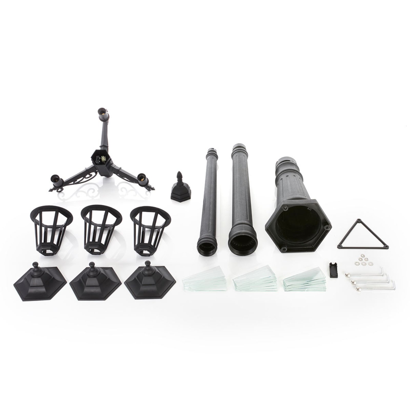 Nane Outdoor Garden Lamp Black - Lindby
