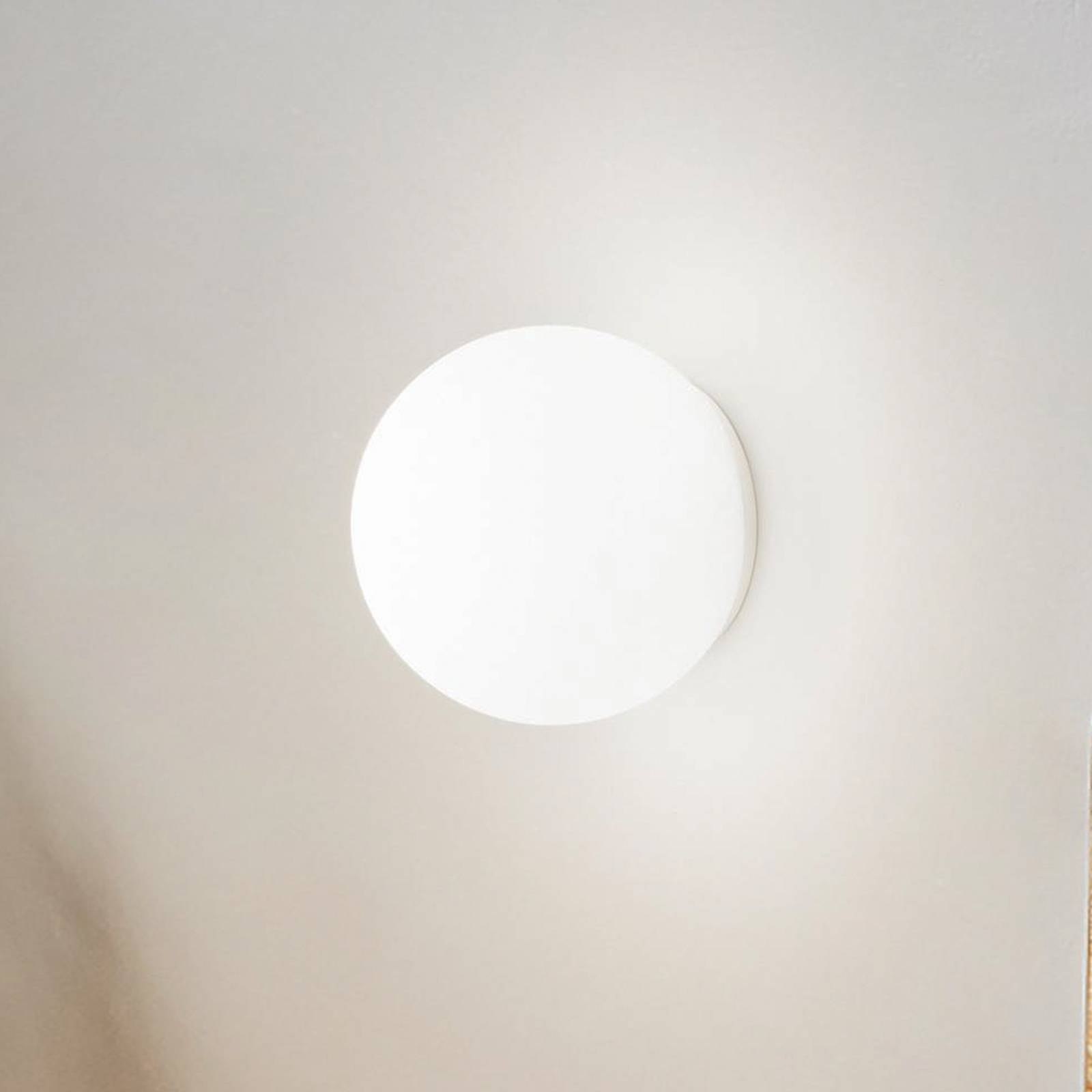 Kinkiet Ideal Lux Mapa Ø 15 cm, G9, biały, szkło, kulisty