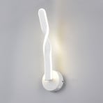 LED-Wandleuchte Ginko, weiß matt, Metall, Höhe 45,5 cm