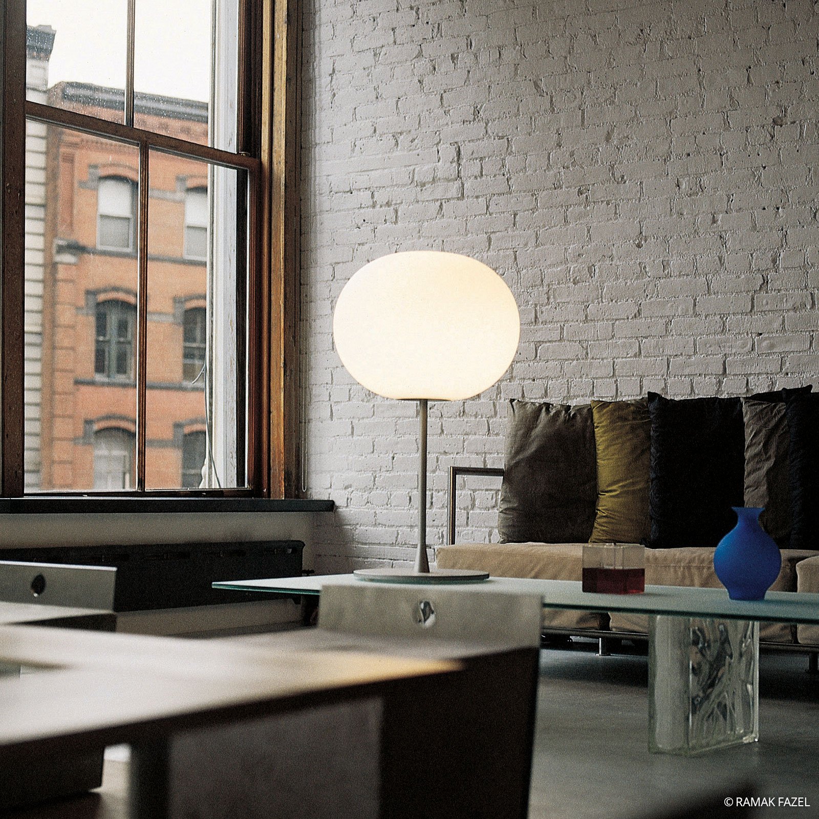 Glo-Ball T1 Lampe de Table Silver - Flos