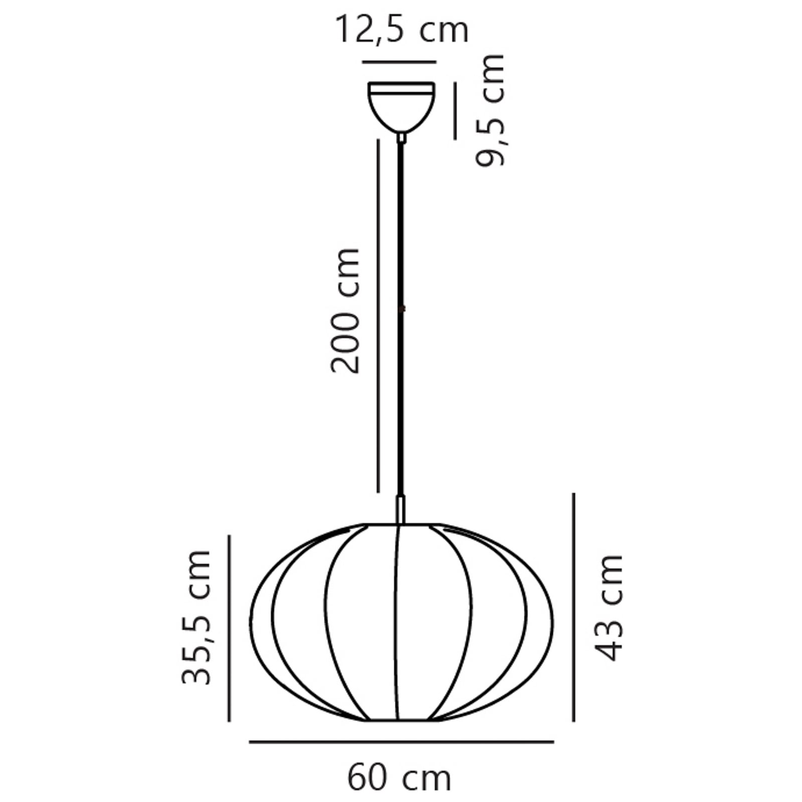 Aeron 60 Pendant Light White - Nordlux
