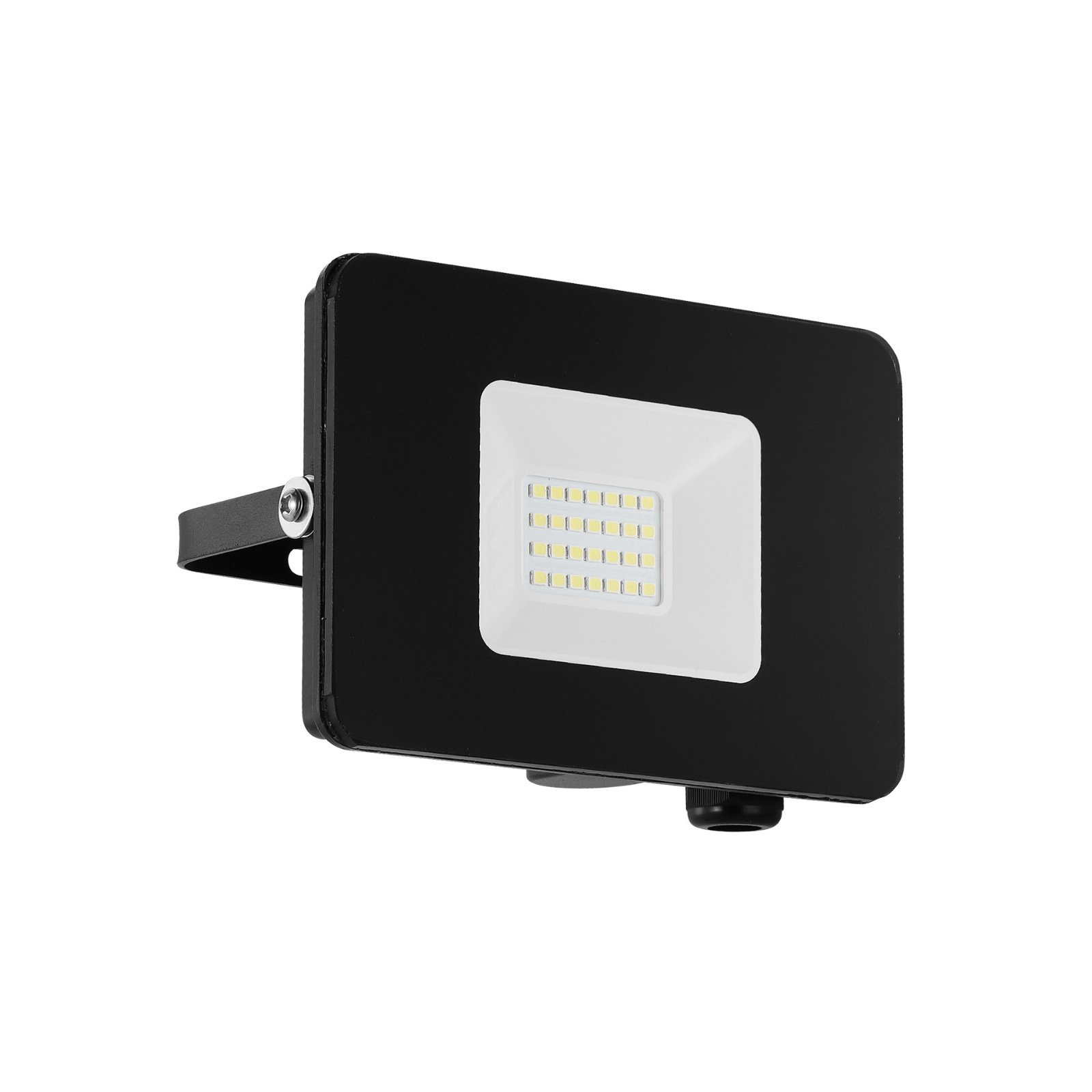 Utendørs LED-spot Faedo 3 i svart, 20 W