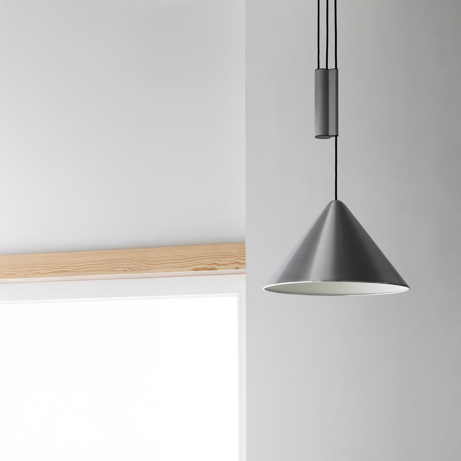 Lámpara colgante Compass, aluminio, Ø 43 cm, E27 - HAY