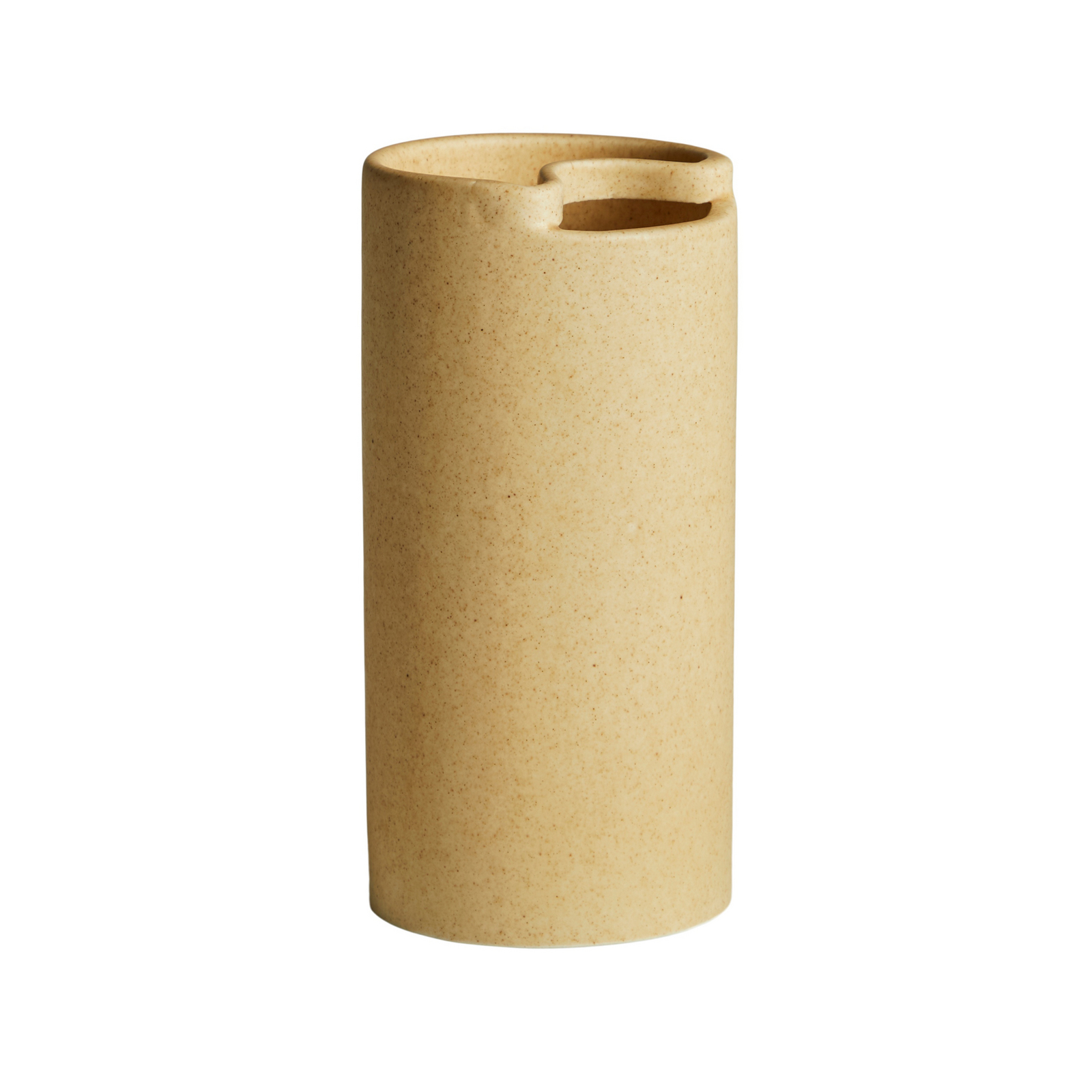Vase Flowr, hauteur 21,5 cm, beige sable mat, céramique - Woud Vase Flowr, hauteur 21,5 cm, beige sable mat, céramique - Woud