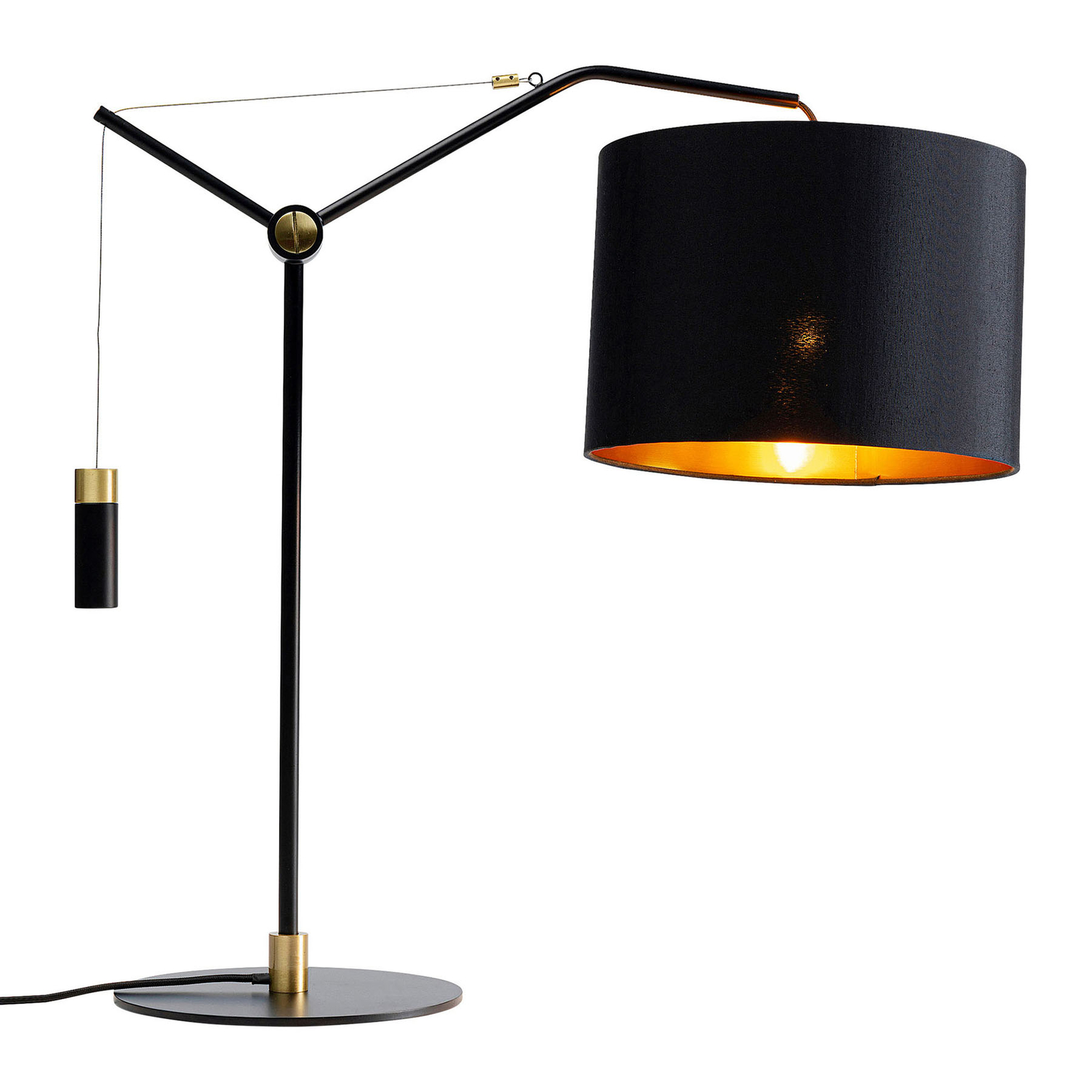 KARE Salotto table lamp, height-adjustable