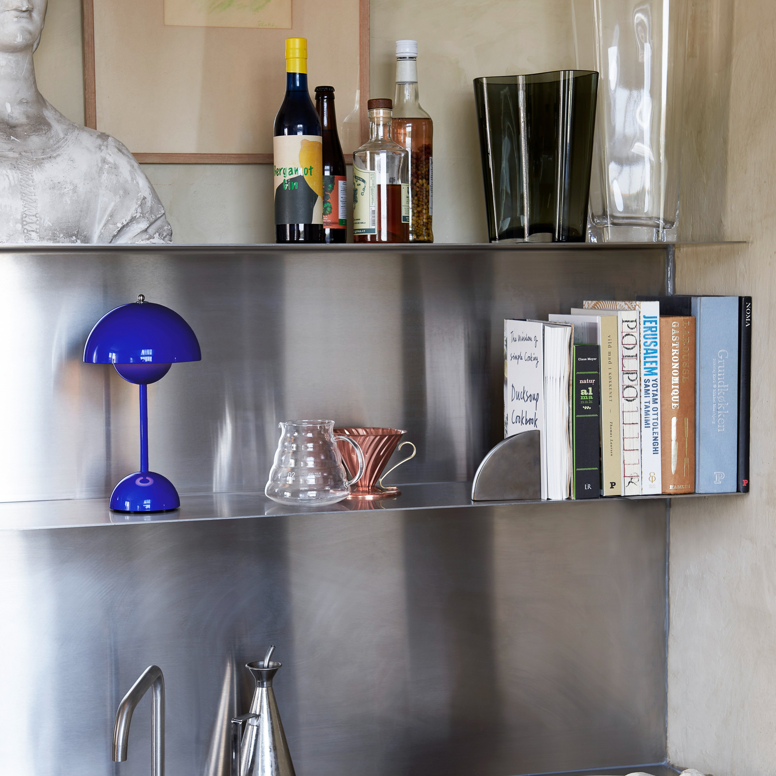 Flowerpot VP9 Portable Tafellamp Cobalt Blue - &Tradition Flowerpot VP9 Portable Tafellamp Cobalt Blue - &Tradition