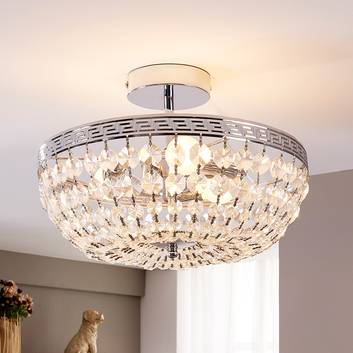 Skinnende krystal-loftslampe Mondrian