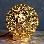 Terzani Ortenzia - lampa stołowa w kolorze złotym