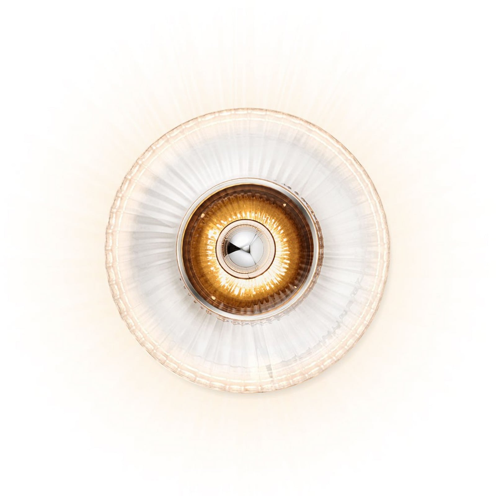 New Wave Optic Wall Lamp XL Clear/Silver - Design By Us