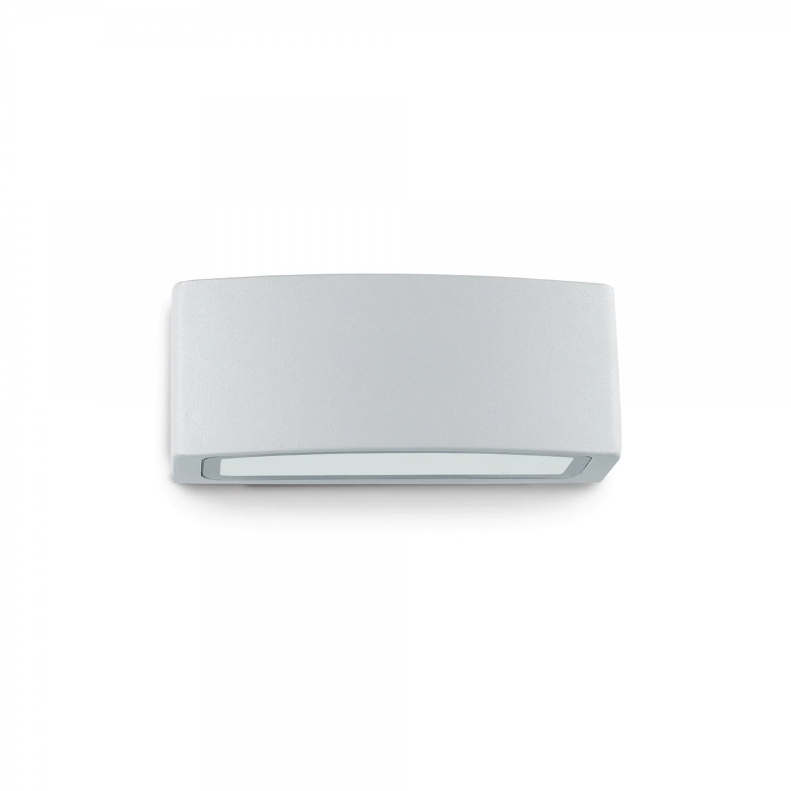 Ideal Lux āra sienas lampa Andromeda, pelēka, platums 22 cm, alumīnijs