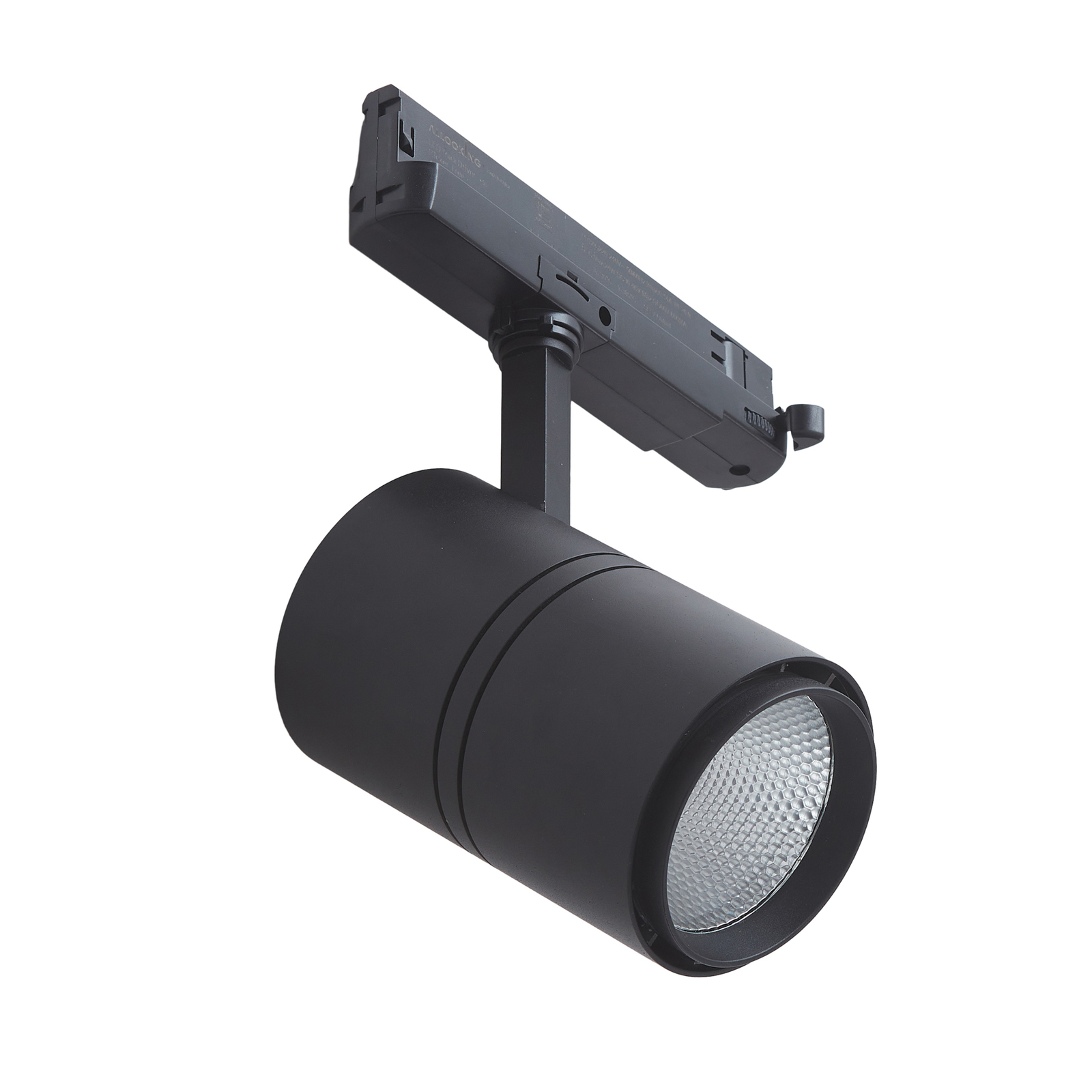 Arcchio LED track spotlight Marny, black, 3-phase, dimmable.