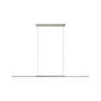 Surface LED-Hängelampe, grau, 160cm, Alu, 3.000 K - PURE