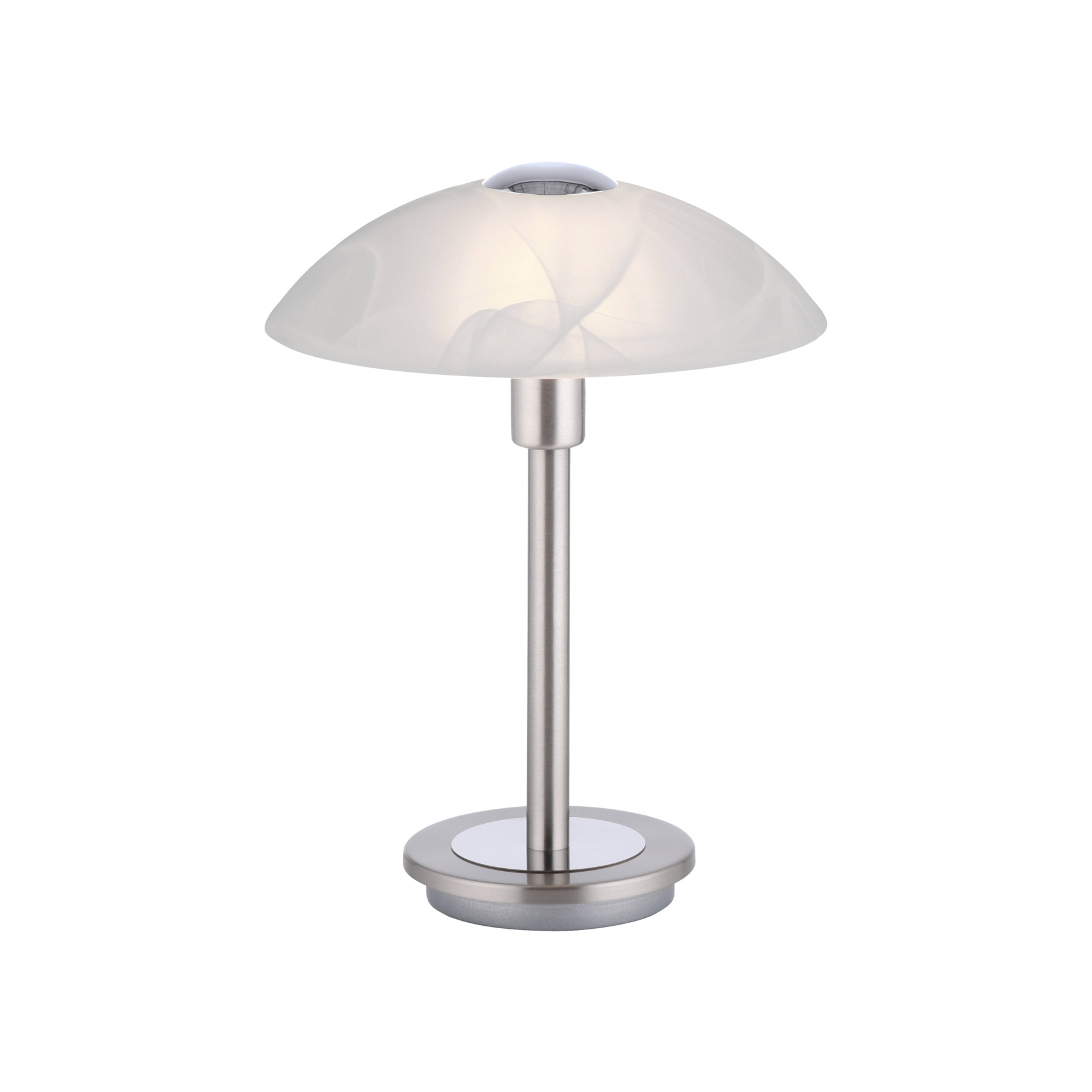 Paul Neuhaus Enova lampada da tavolo color acciaio