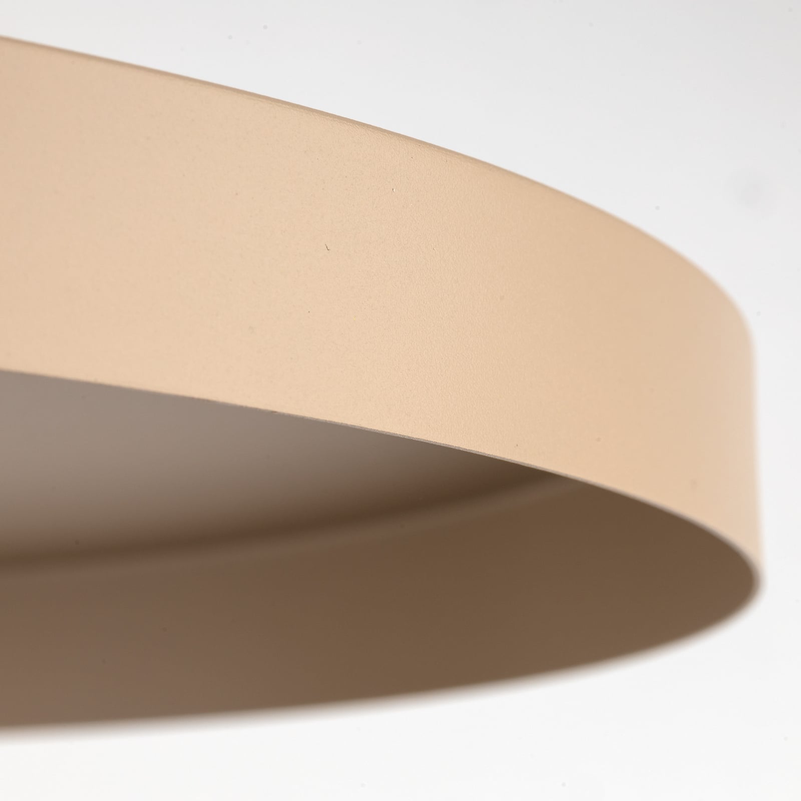 Suspension Sila, sable/rouge, métal, Ø 45 cm, E27