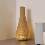 Lucande stāvlampa Takeo, rotangs, augstums 115 cm, E27