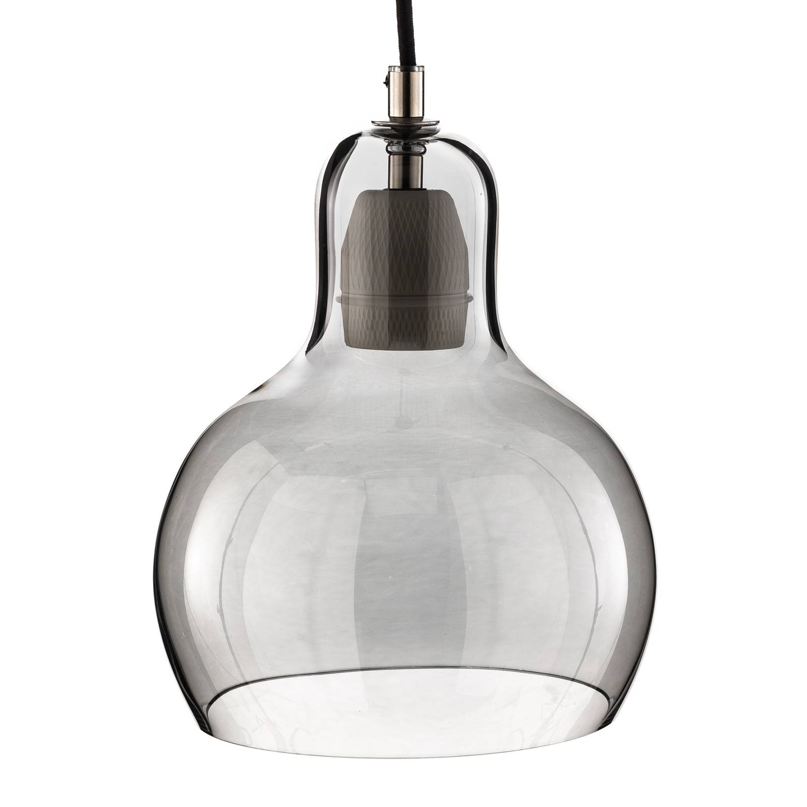 &Tradition Mega Bulb SR2, srebrny, czarny kabel