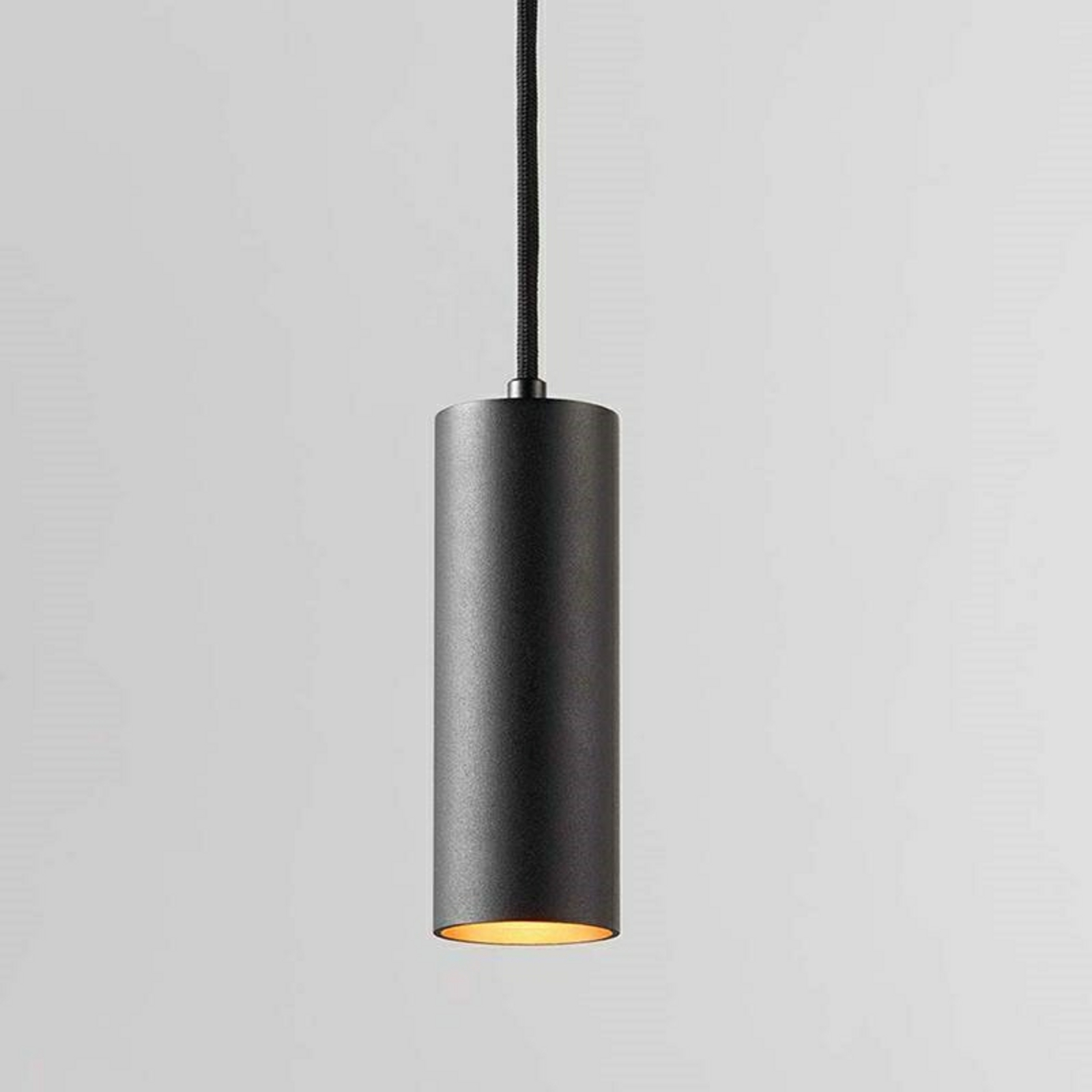 Zero S1 Candeeiro Suspenso Preto/Ouro - LIGHT-POINT