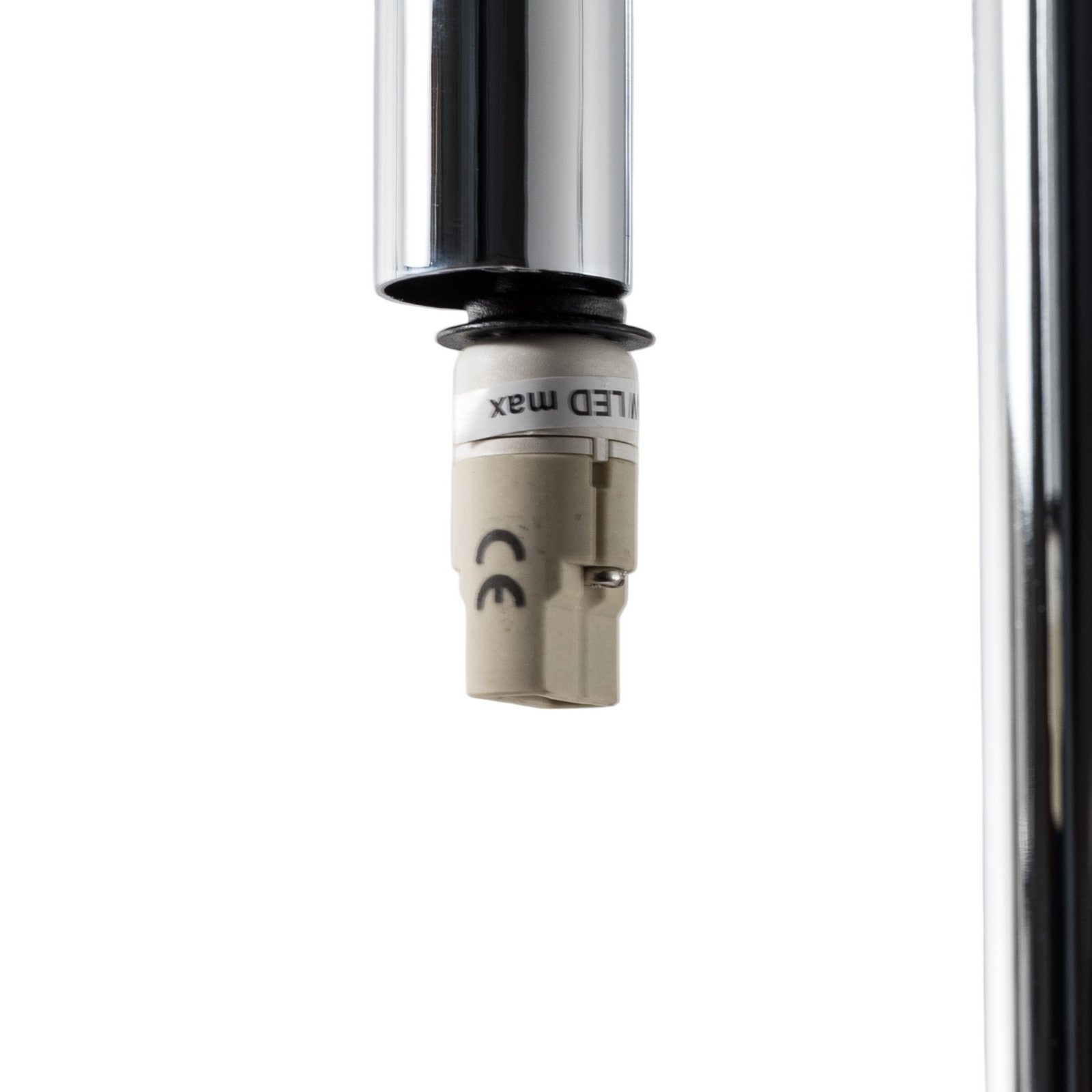 Hängeleuchte Sopel Lux, 3-flammig, rund, schwarz/silber, G9