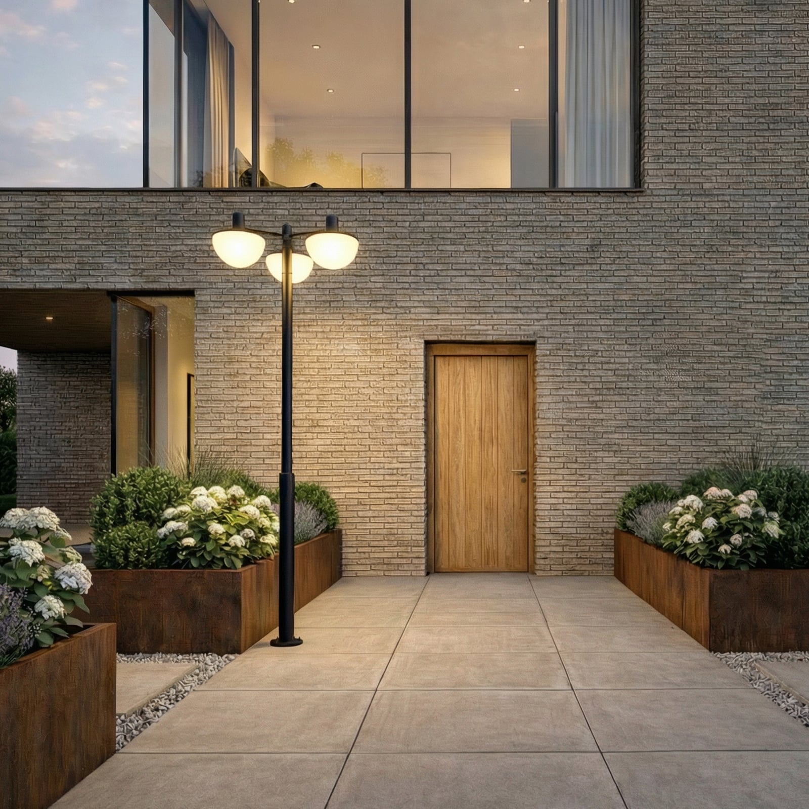 Toras LED-utomhuslampa, CCT, dimbar, svart, 3 lampor – Lucande Toras LED-utomhuslampa, CCT, dimbar, svart, 3 lampor – Lucande