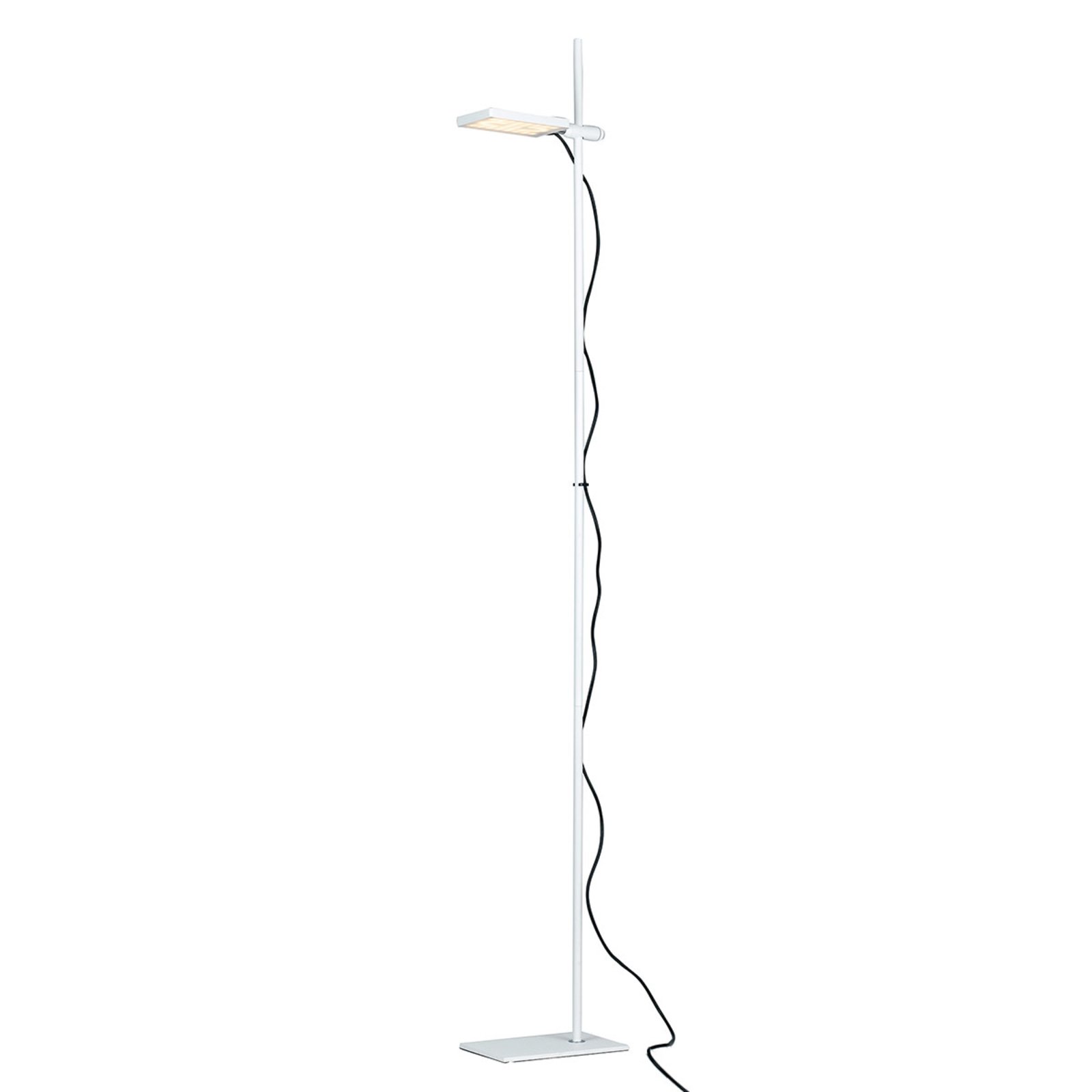 Book LED floor lamp, white