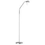 LED stāvlampa Pool TW, viena lampa, niķelis