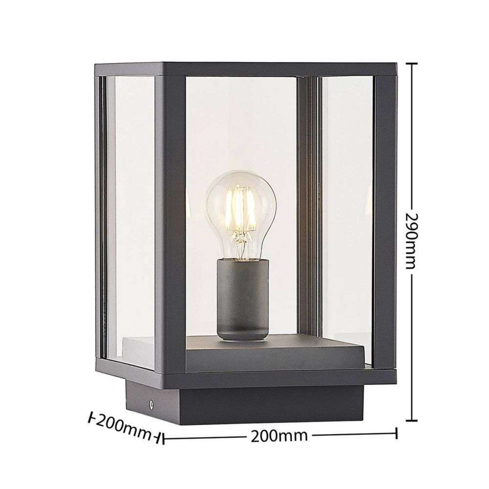 Giavanna Lampă de Grădină H29 Dark Grey - Lindby