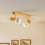 Envostar Nale spot pour plafond 2 lampes pin brun