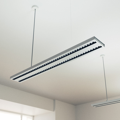 LED-Pendelleuchte Konstantin fürs Arbeitszimmer
