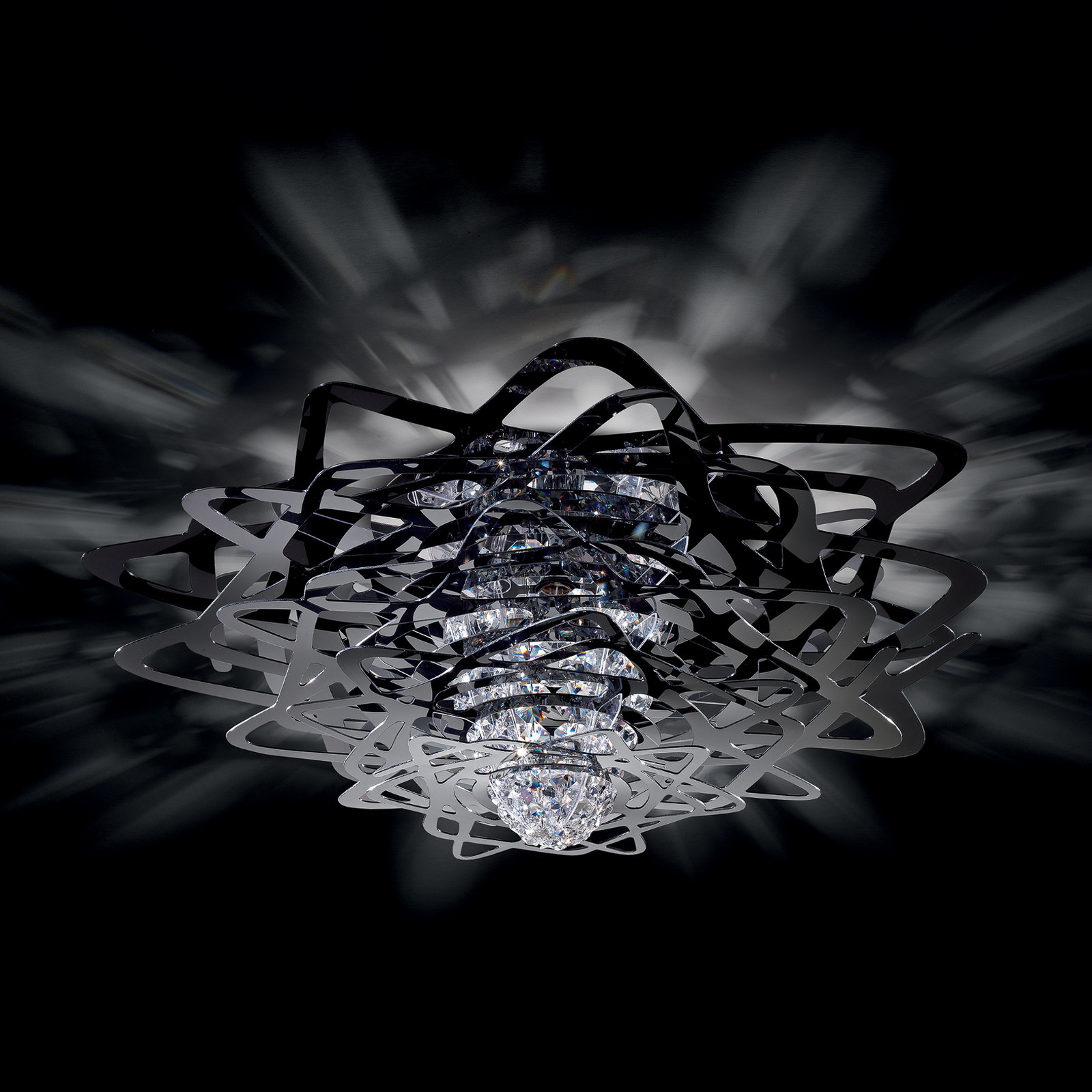 Aurora Plafond L Svart Slamp - Vardagsrum - Design - Plast
