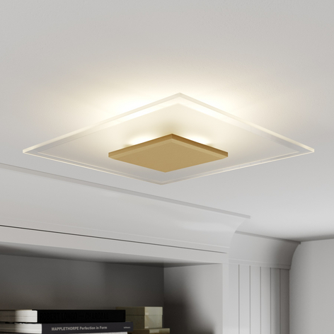 Rothfels Lole plafón LED, 39 cm, latón