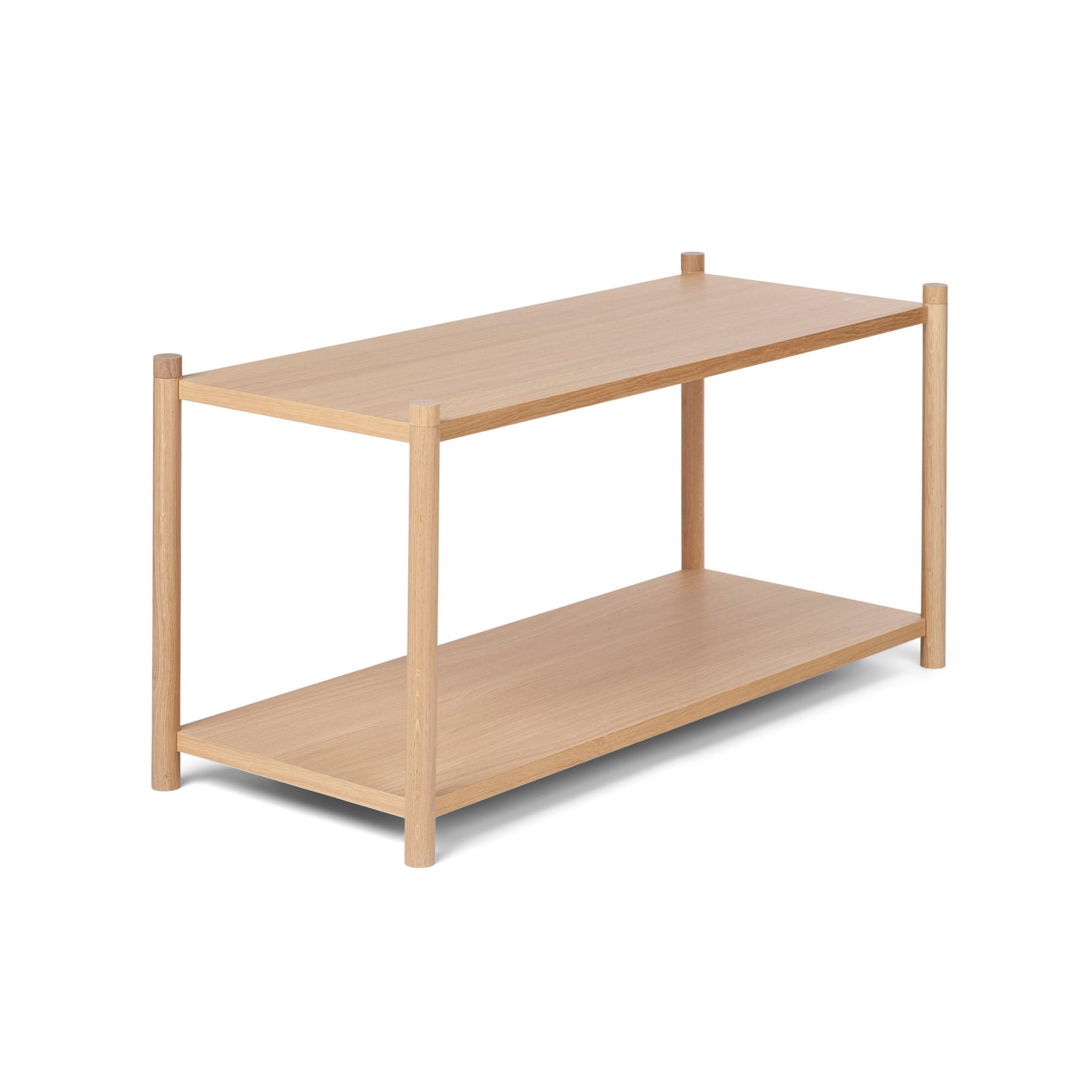Estantería Sceene F, módulo 1, madera clara, altura 45 cm, roble - GEJST