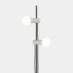 LEDS-C4 Nude Double lampă de podea E27 gri/negru